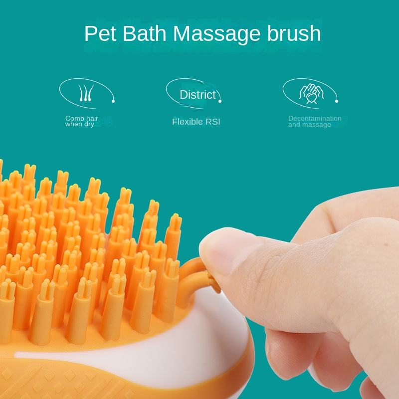 PawRelax™ 2-in-1 Bad- & Massageborstel voor Honden en Katten - PawRelax