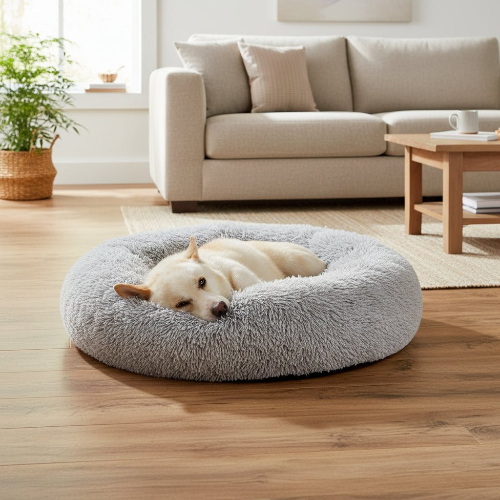 PawRelax® Anti - Stress Honden - & Kattenmand | Donut Mand - PawRelax