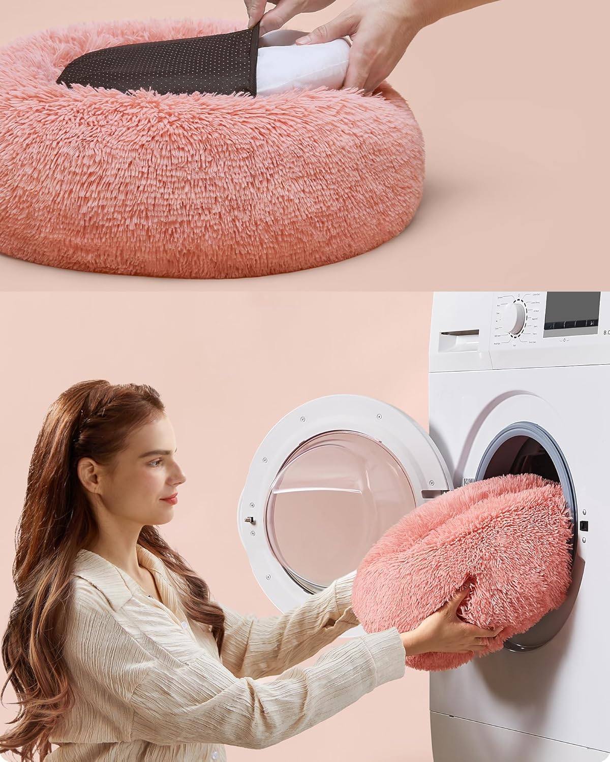 PawRelax® Anti - Stress Honden - & Kattenmand | Donut Mand - PawRelax