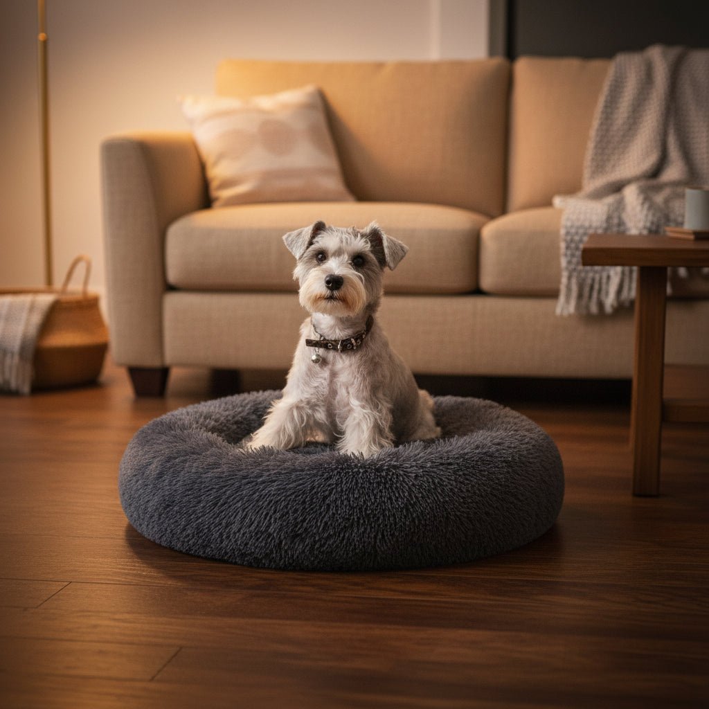 PawRelax® Anti - Stress Honden - & Kattenmand | Donut Mand - PawRelax