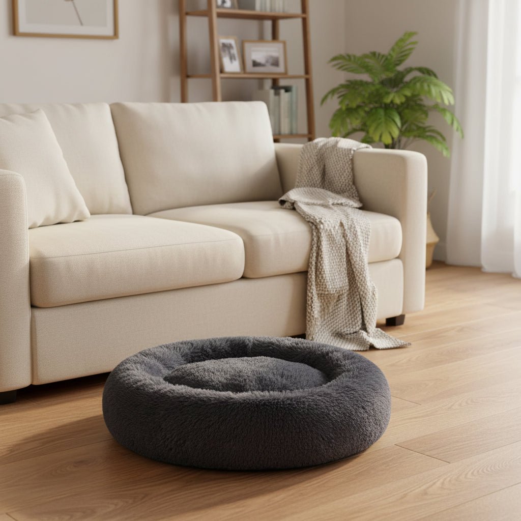 PawRelax® Anti - Stress Honden - & Kattenmand | Donut Mand - PawRelax