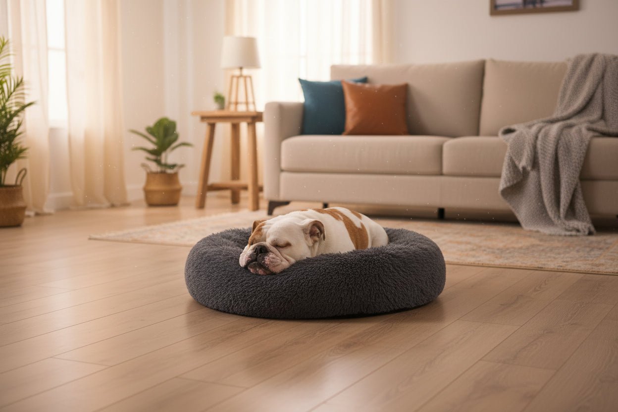PawRelax® Anti - Stress Honden - & Kattenmand | Donut Mand - PawRelax