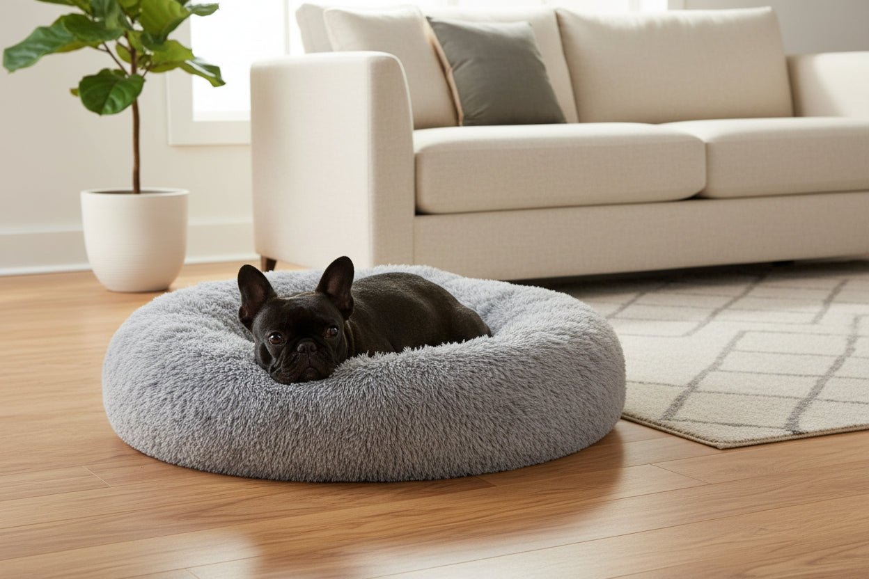 PawRelax® Anti - Stress Honden - & Kattenmand | Donut Mand - PawRelax