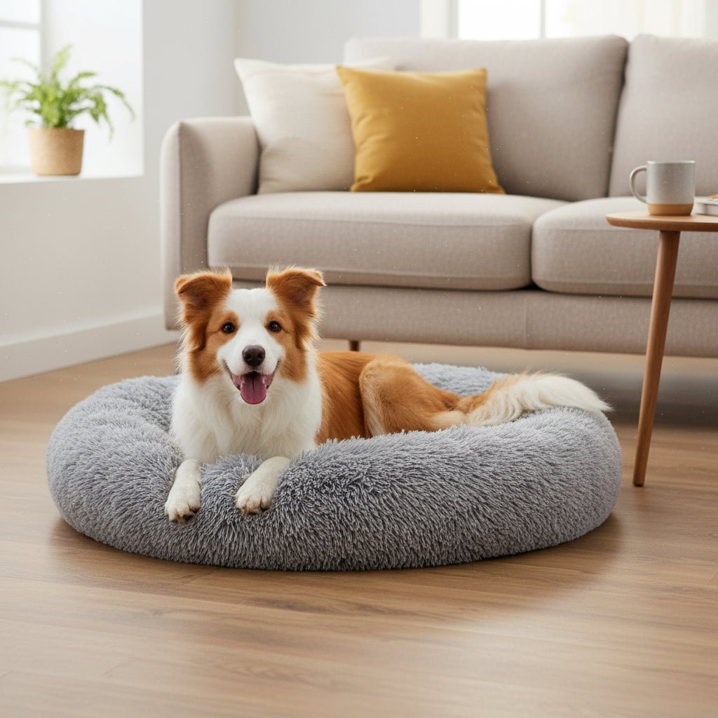 PawRelax® Anti - Stress Honden - & Kattenmand | Donut Mand - PawRelax
