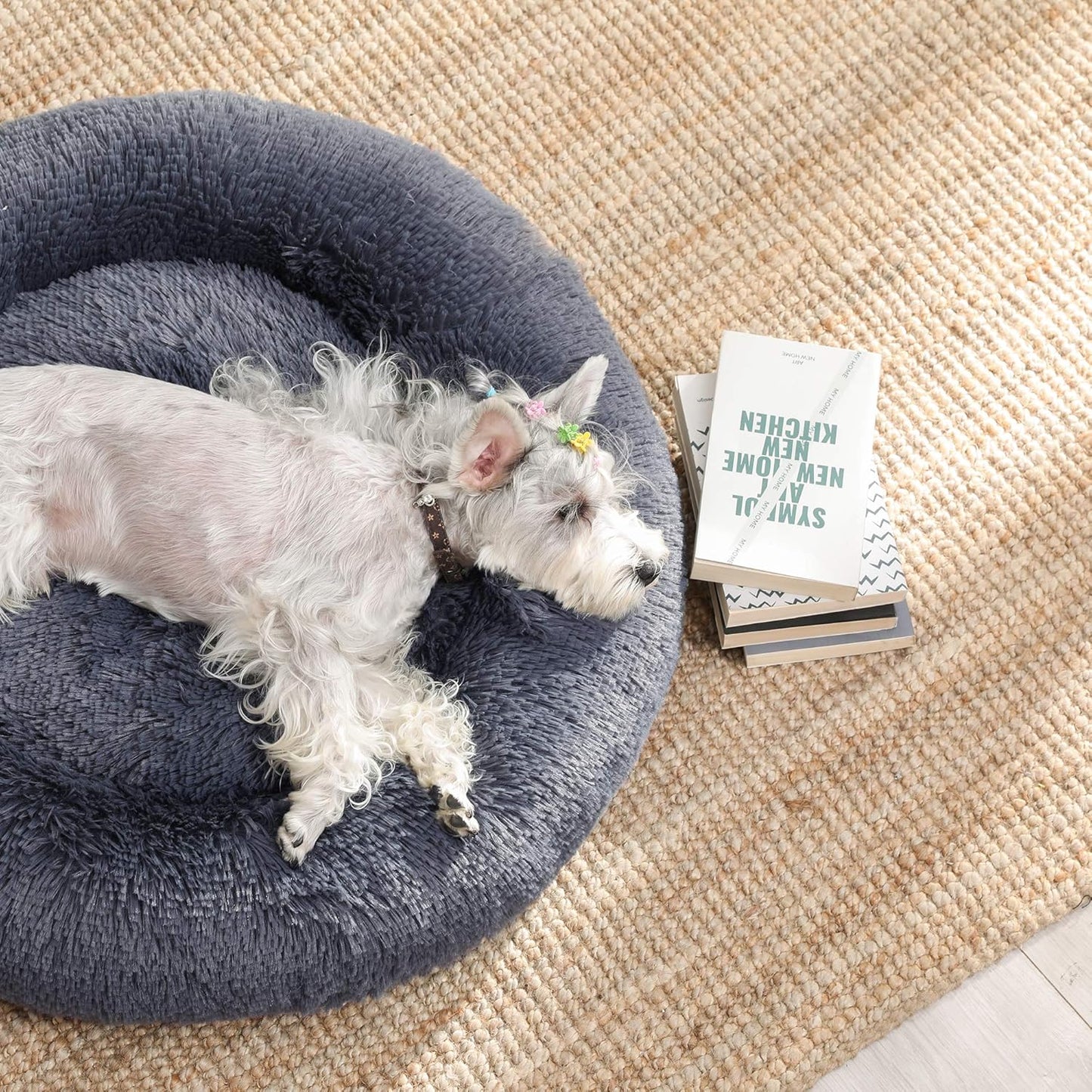 PawRelax® Anti - Stress Honden - & Kattenmand | Donut Mand - PawRelax