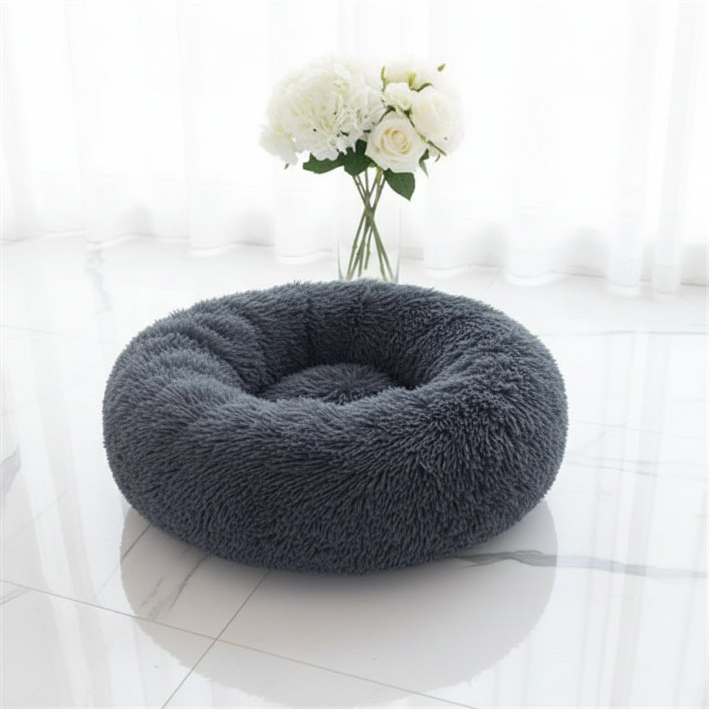 PawRelax® Anti-Stress Honden- & Kattenmand | Donut Mand - PawRelax