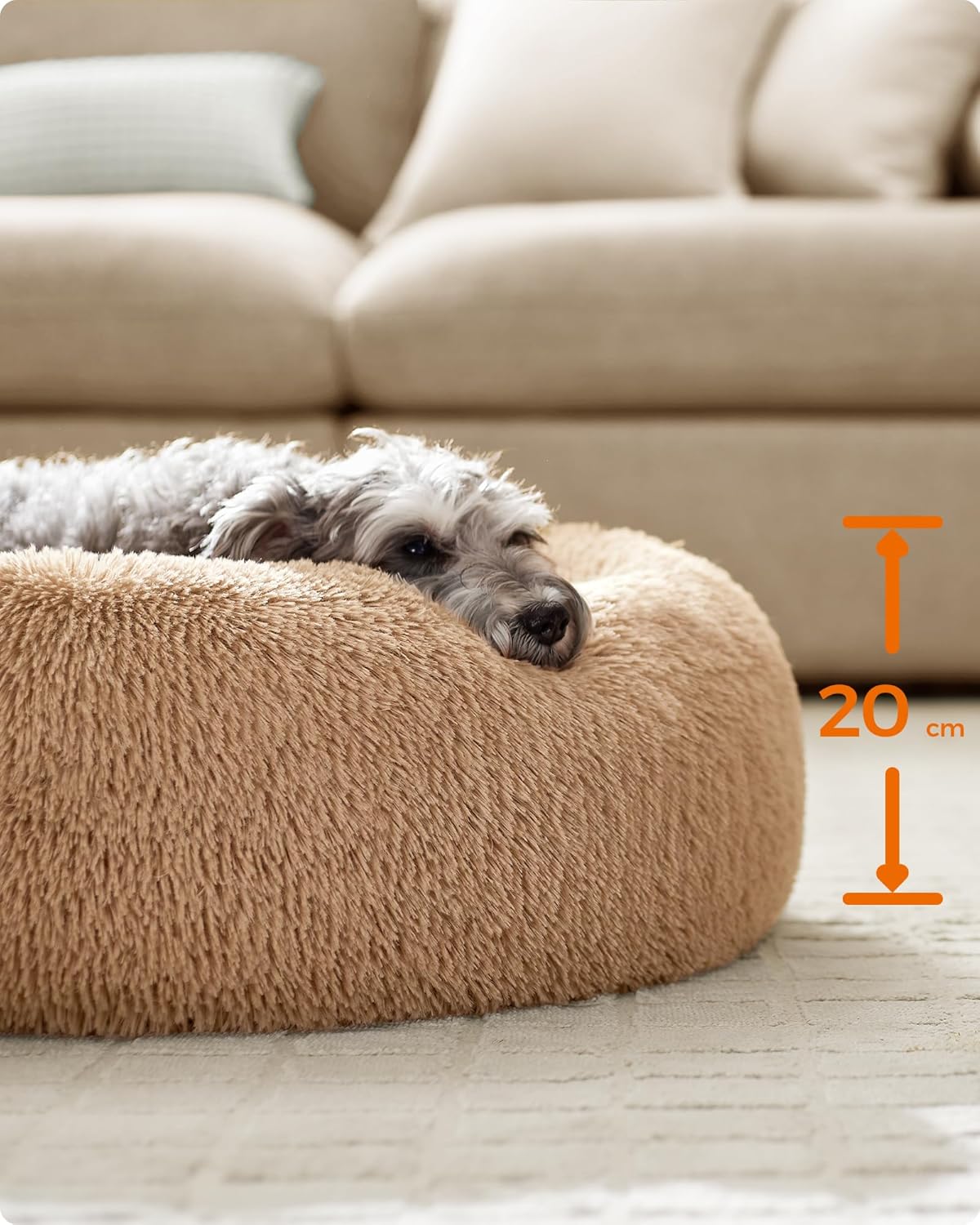PawRelax® Anti - Stress Honden - & Kattenmand | Donut Mand - PawRelax