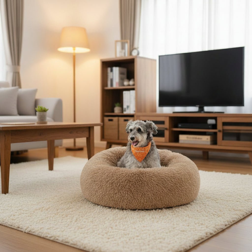 PawRelax® Anti - Stress Honden - & Kattenmand | Donut Mand - PawRelax