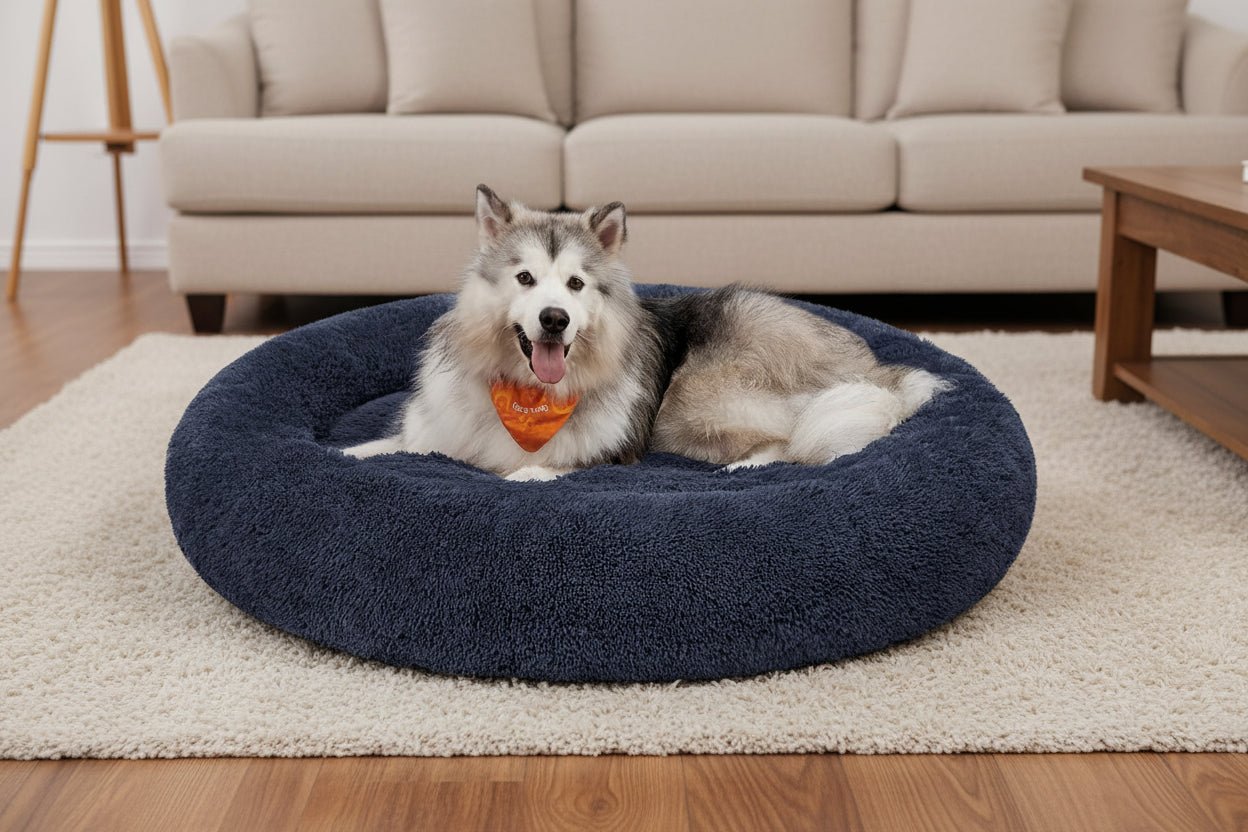PawRelax® Anti - Stress Honden - & Kattenmand | Donut Mand - PawRelax