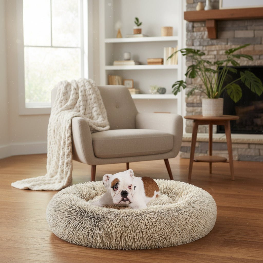 PawRelax® Anti - Stress Honden - & Kattenmand | Donut Mand - PawRelax