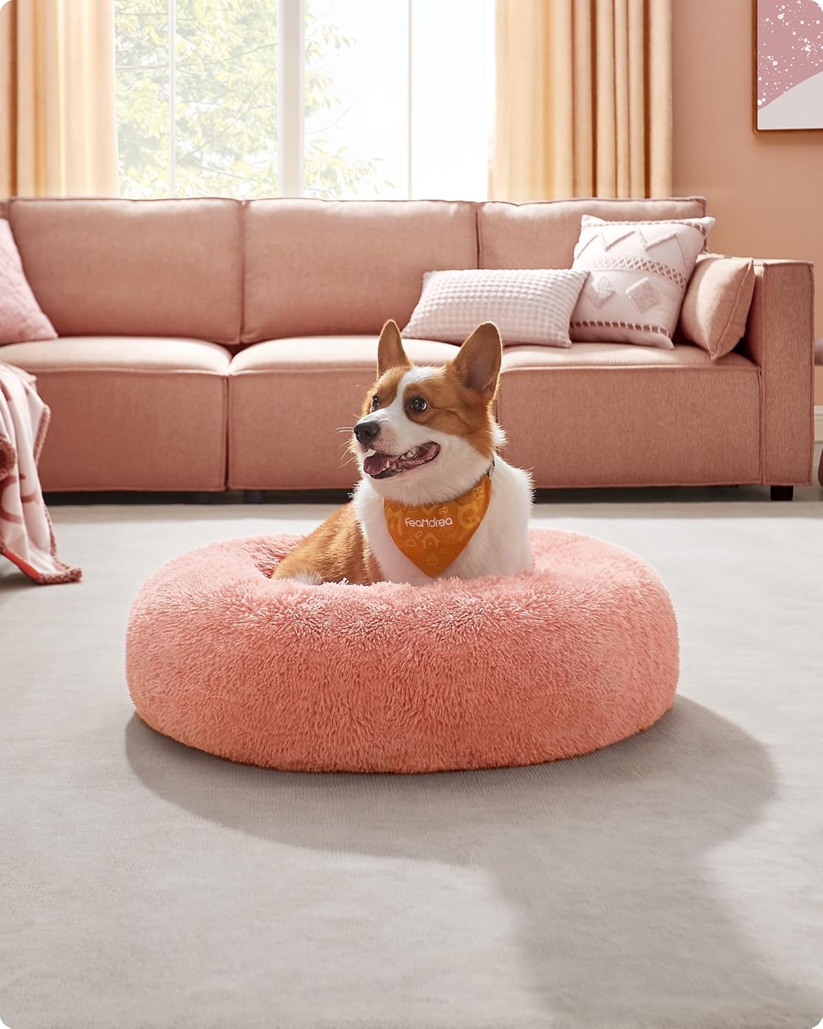 PawRelax® Anti - Stress Honden - & Kattenmand | Donut Mand - PawRelax
