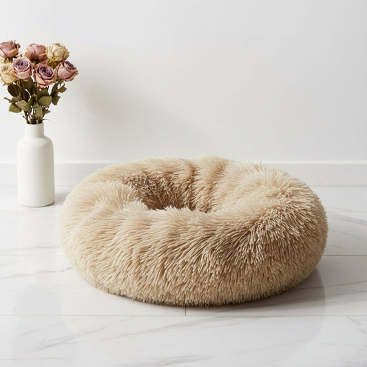 PawRelax® Anti-Stress Honden- & Kattenmand | Donut Mand - PawRelax