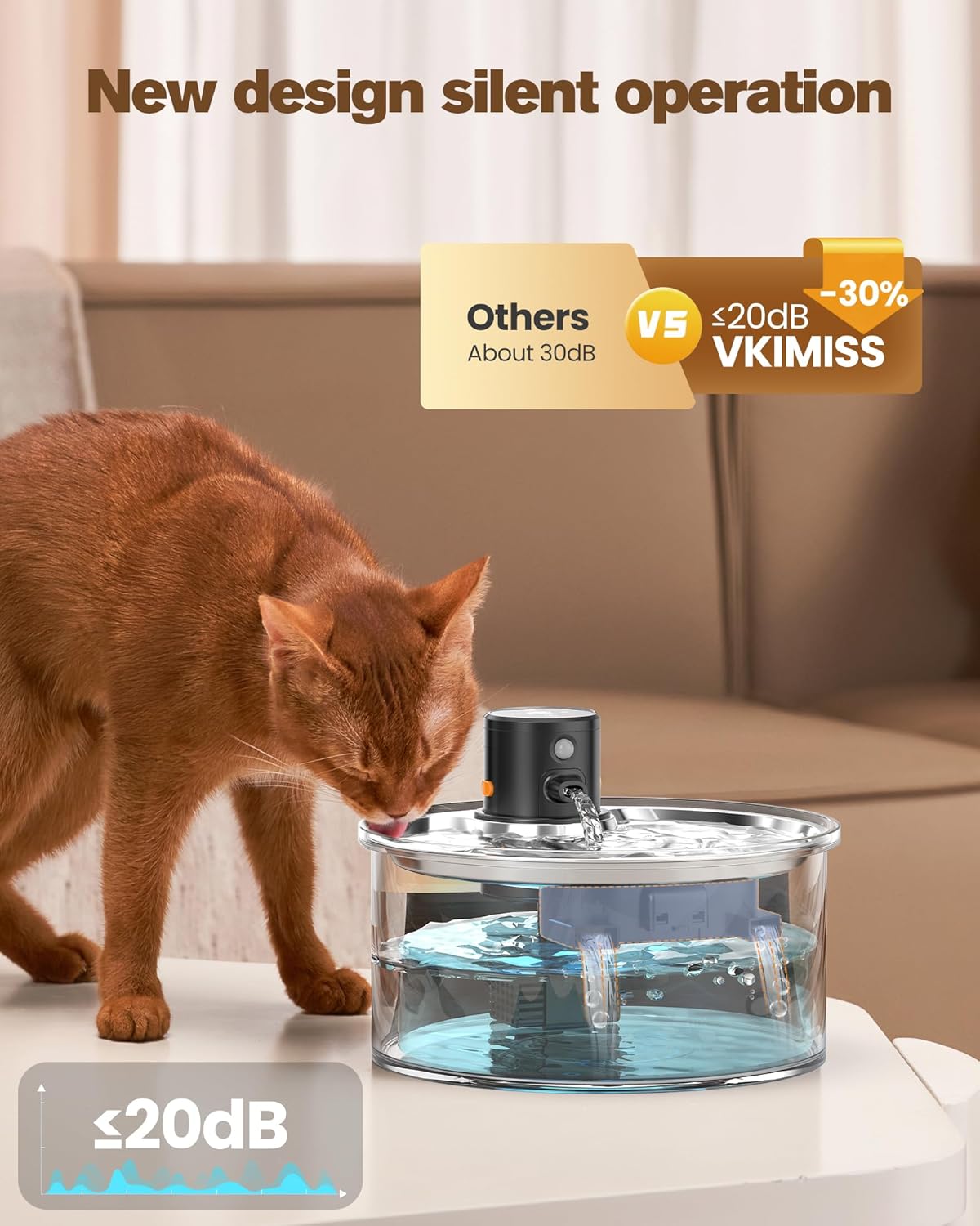 PawRelax™ AquaSense – Draadloze Drinkfontein met Sensor voor Katten & Honden - PawRelax