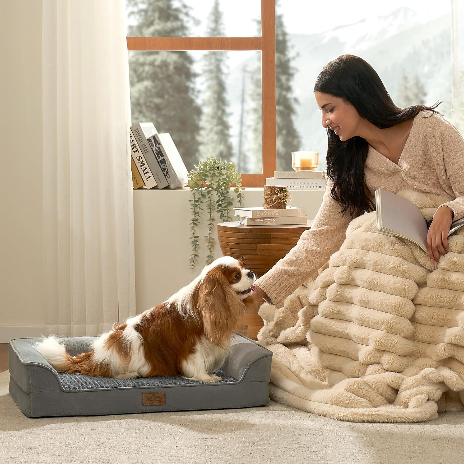 PawRelax™ CloudNest – Orthopedische Hondenmand - PawRelax