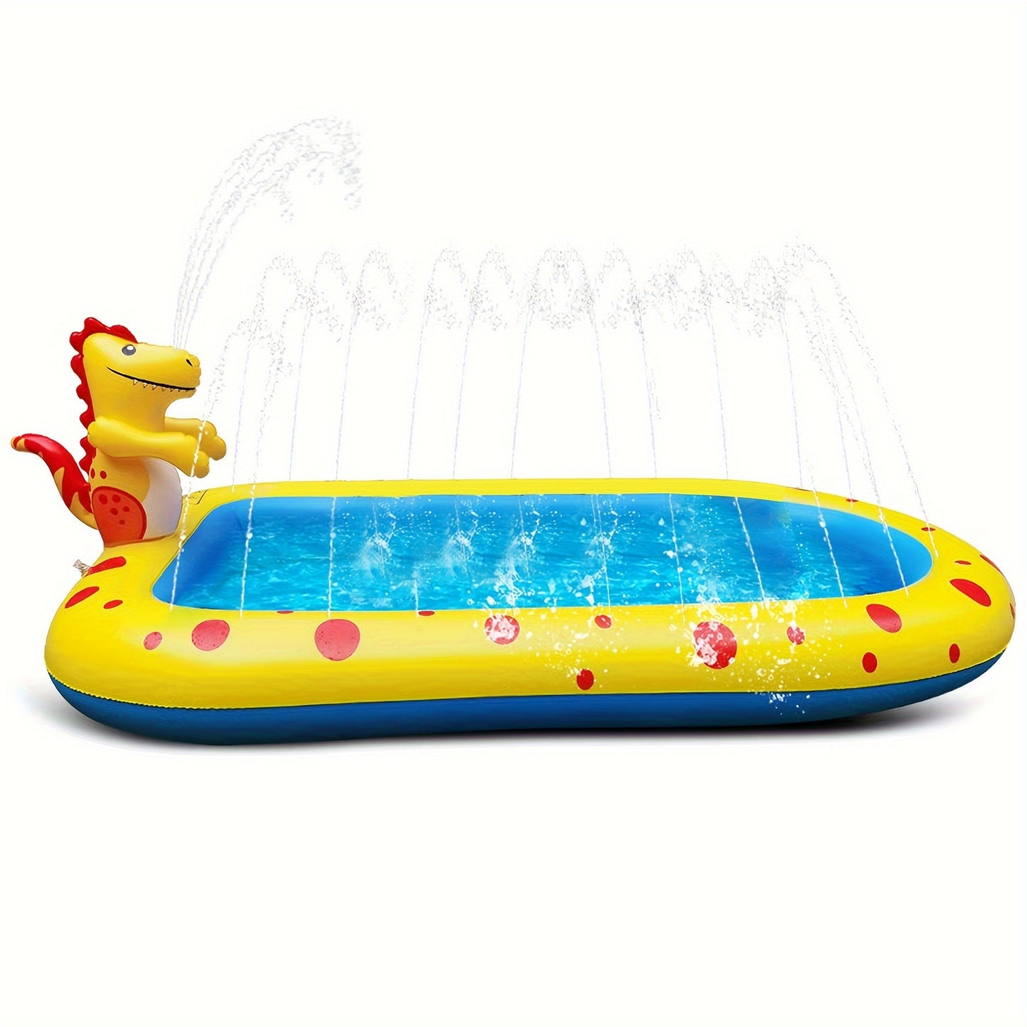 PawRelax™ Dino Splash Waterpark – Verkoelend Speelbad voor Honden - PawRelax