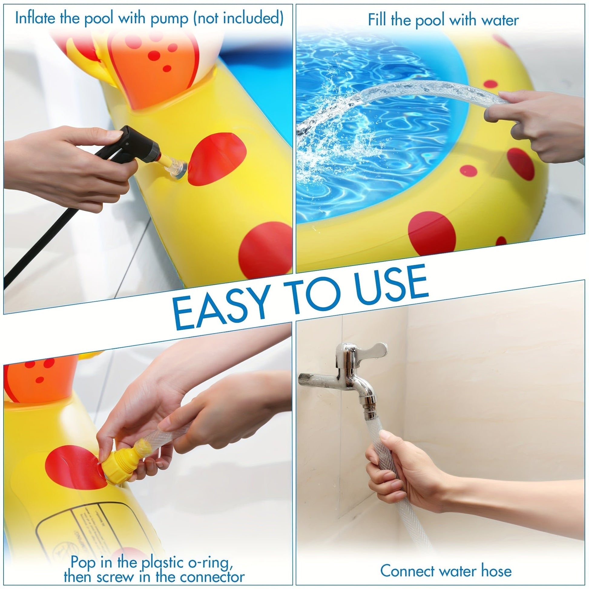 PawRelax™ Dino Splash Waterpark – Verkoelend Speelbad voor Honden - PawRelax