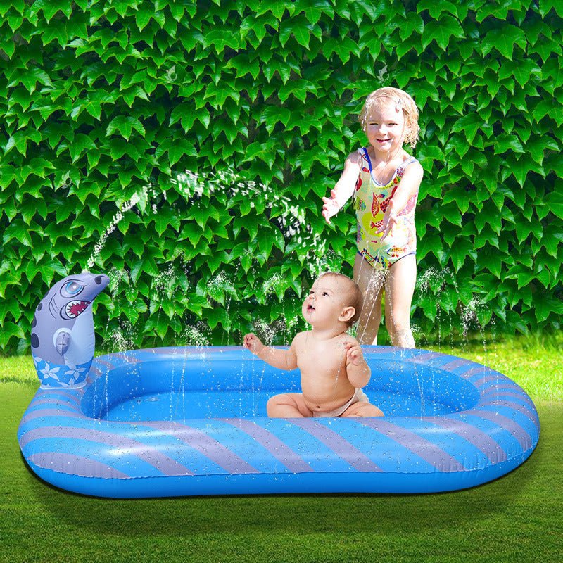 PawRelax™ Dino Splash Waterpark – Verkoelend Speelbad voor Honden - PawRelax