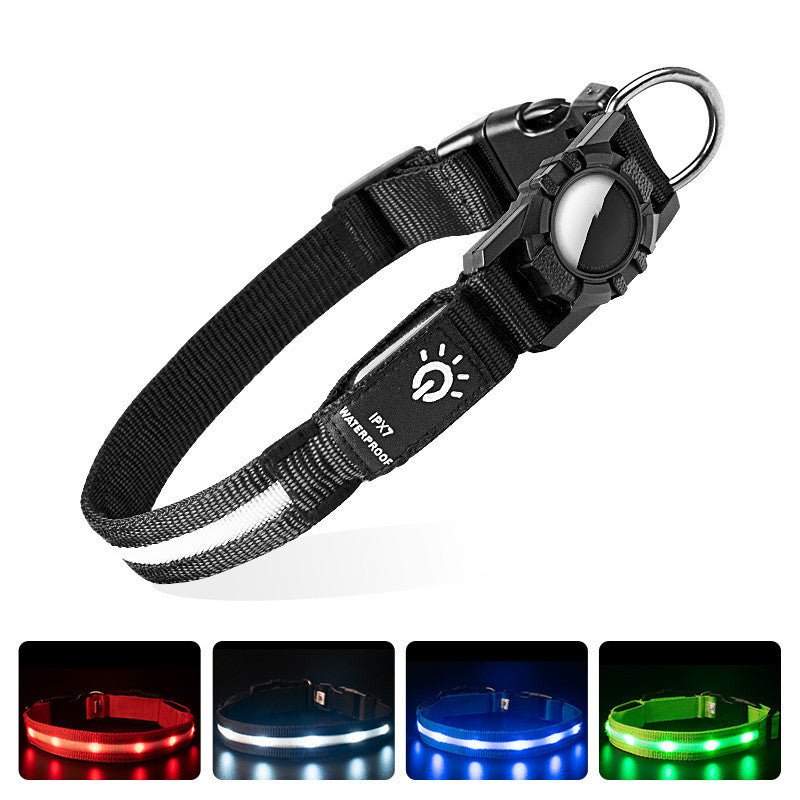 PawRelax™ GPS & AirTag Waterdichte LED Halsband voor Honden - PawRelax