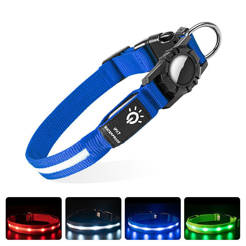 PawRelax™ GPS & AirTag Waterdichte LED Halsband voor Honden - PawRelax